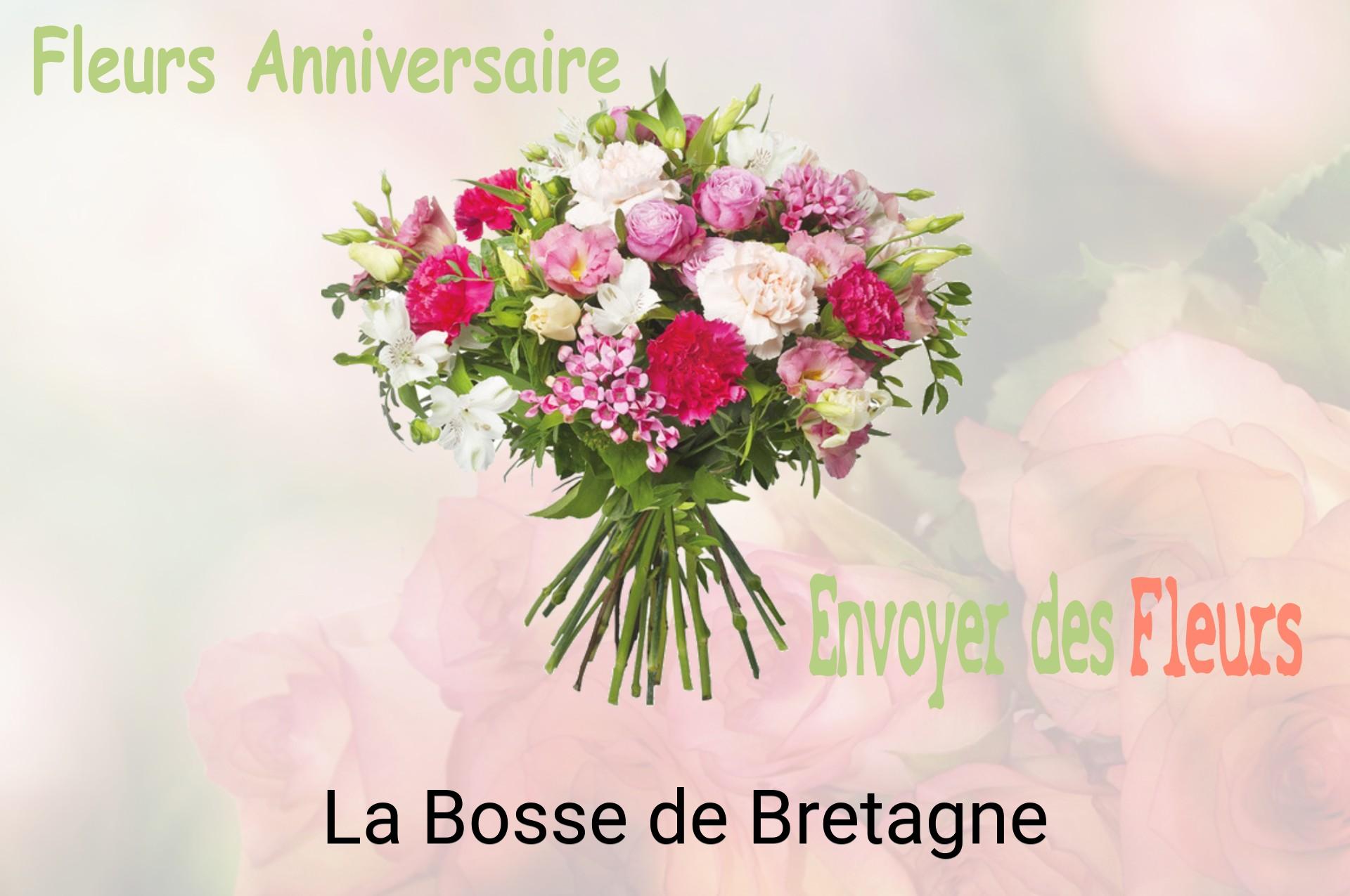 Bouquet de fleurs d’anniversaire livré à La Bosse-de-Bretagne